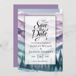 Reserve A Data Lavanda Frost no Casamento de Névoa Alpina