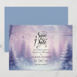 Reserve A Data Lavanda Winter Snowfall Serenade Weding