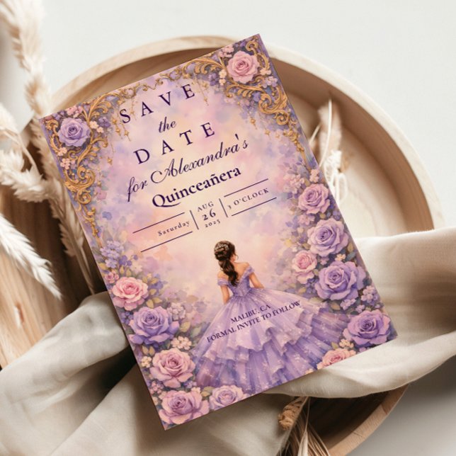 Reserve A Data Lavender Rose Fairytale Quinceañera (Criador carregado)