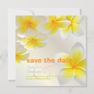 Reserve A Data Leis de Plumeria/ Salve a Data
