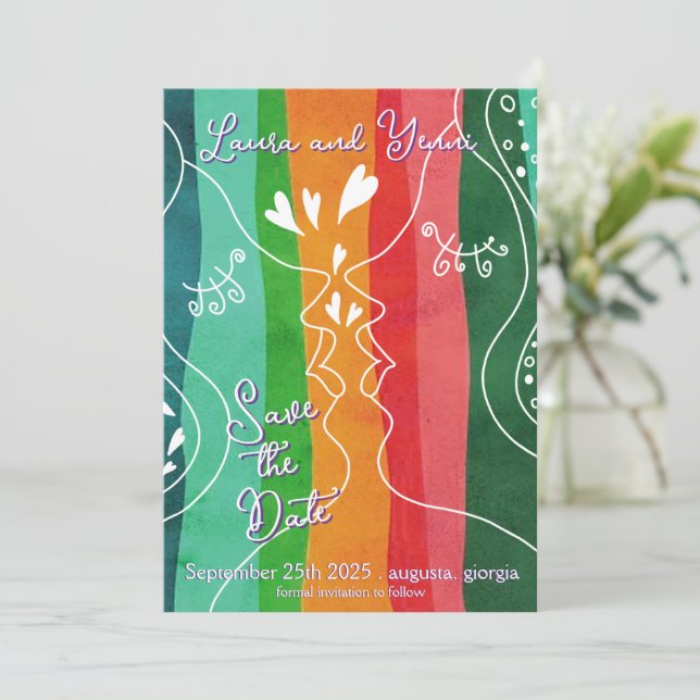 Reserve A Data Lesbian Love Doodle (Em pé/Frente)