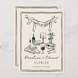 Reserve A Data Letras Funky Desenhadas à Mão Salve a data