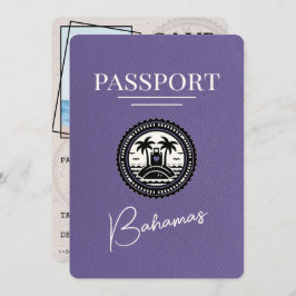 Reserve A Data Lilac Purple Bahamas Passaporte Salvar Data