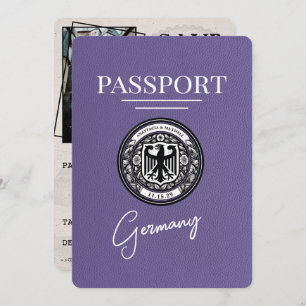 Reserve A Data Lilac Purple Germany Passaporte Exceto Data