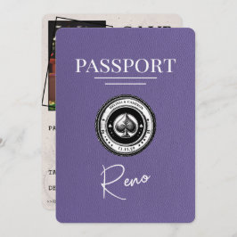 Reserve A Data Lilac Purple Reno Passaporte Salvar Data