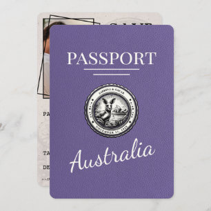 Reserve A Data Lilac Roxo Passaporte Austrália Exceto Data