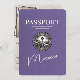 Reserve A Data Lilac Roxo Passaporte Marrocos Exceto Data