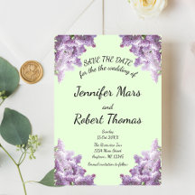 Lilás e Casamento em Tom de Sage Verde Claro