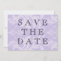 Lilás Simples Damask Salvar a Data