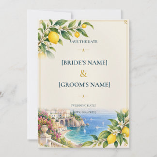 Reserve A Data Limão de Amalfi | Mediterrâneo Azul e Amarelo