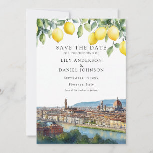 Reserve A Data Limões Florença Toscana Itália Casamento