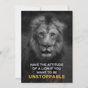 Reserve A Data Lion Motivational Unstoppaple
