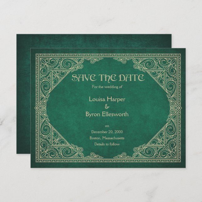 Reserve A Data Livro da Biblioteca Casamento Literário do Geek Ve (Frente/Verso)