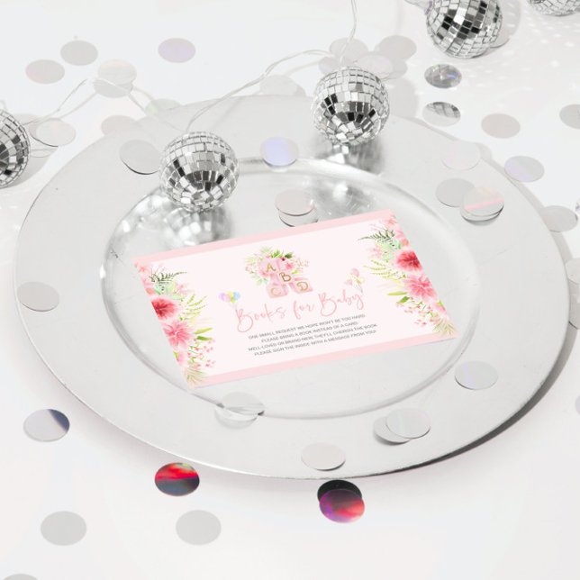 Reserve A Data Livros Para Blocos Florais AbCD De Bebê Cuja Fatia (Criador carregado)