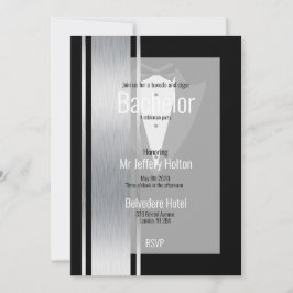 Reserve A Data Lixa prateada, preta e branca guarde a data