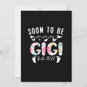 Reserve A Data Logo Ser Gigi Est 2022 Nova Avó Floral Mãe