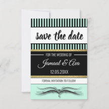 Lotus Scroll & Stripes - Folha Dourada