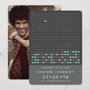 Reserve A Data Louco Programado Para Amar Código Binário Salve A 