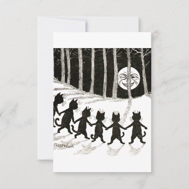 Reserve A Data Louis Wain Cat Full Moon (Frente)