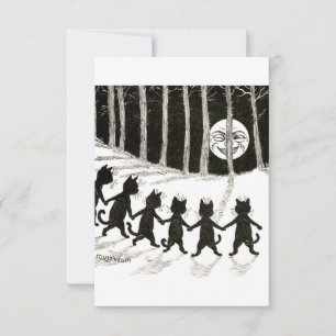 Reserve A Data Louis Wain Cat Full Moon