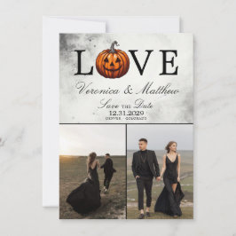 Reserve A Data Love Pumpkin Save The Date Card