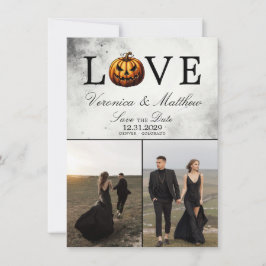 Reserve A Data Love Pumpkin Save The Date Card
