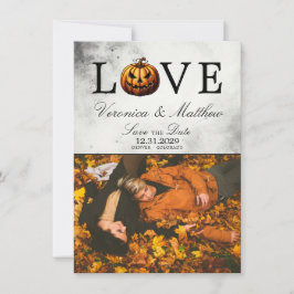 Reserve A Data Love Pumpkin Save The Date Card