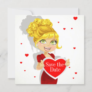 Reserve A Data Love Save the Date Invitation