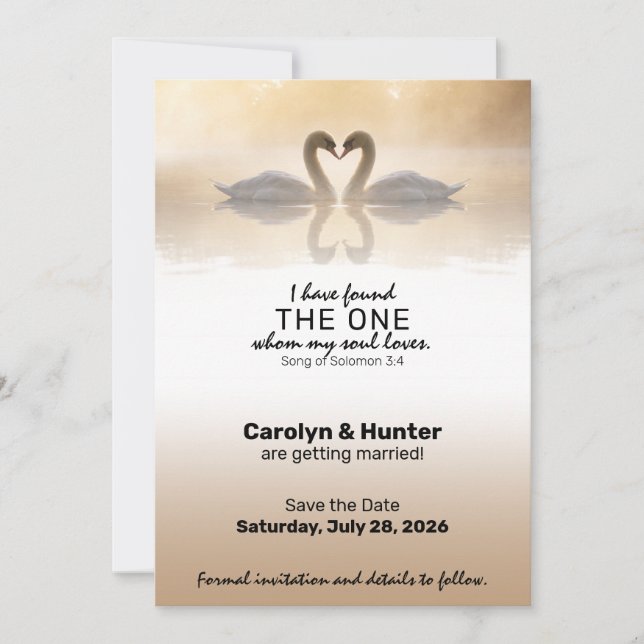 Reserve A Data Love Swans (Frente)