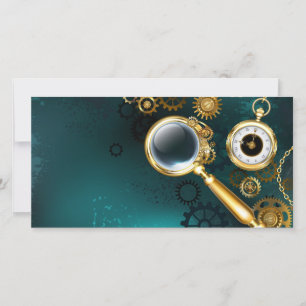 Reserve A Data Lupa no estilo Steampunk