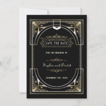 Luxo Dourado Preto Grande Estilo Casamento dos Ano
