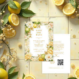Reserve A Data Luxury Delicate Mediterranean Lemons & Flowers