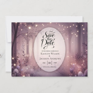 Reserve A Data Luzes de fada no casamento brilhante em Woodland