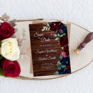 Reserve A Data Madeira borgonha-azul-Elegante e Marinho