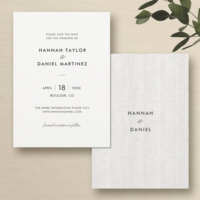 Reserve A Data Madeira Rústica Simples (Criador carregado)