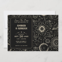 Magia astrologia boho celestial casamento