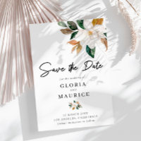 Magnolia floral Salve a data
