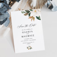 Magnolia floral Salve a data