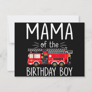 Reserve A Data Mamãe do Aniversário do Bombeiro Fa