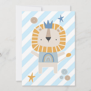 Reserve A Data Mão Lion Cute Lion Desenhada