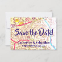 Mapa Antigo de Asheville, NC