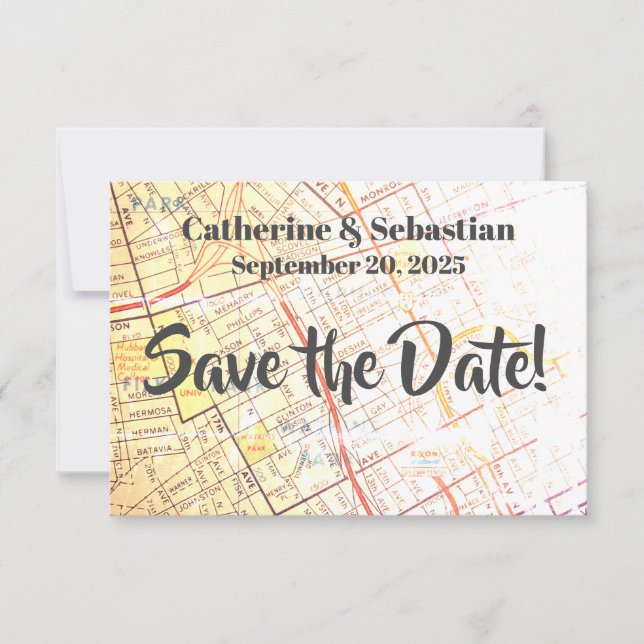 Reserve A Data Mapa Antigo de Nashville, TN (Frente)