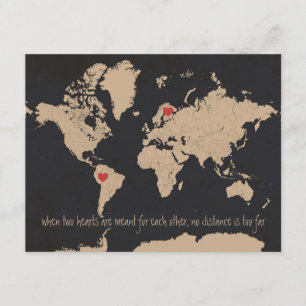 Reserve A Data Mapa Mundial Personalizável Salvar a Data
