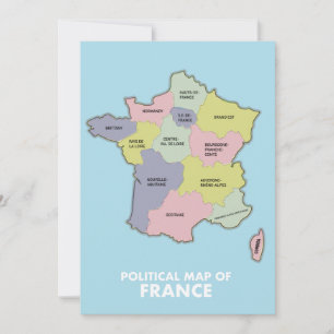 Reserve A Data Mapa político da França