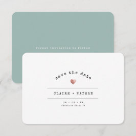 Reserve A Data Máquina de Escrever Minimalista Moderna Rosa Doura