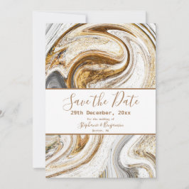 Reserve A Data Marble Abstrato Brown White Cinza Moderna Elegante