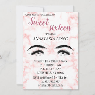 Reserve A Data Marble Moderno, Elegante, Lashes Faux Salvem A Dat