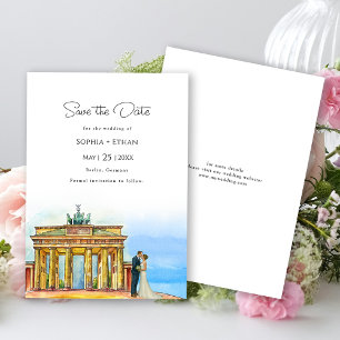 Reserve A Data Marco Histórico de Berlim Antiga   Casamento de De