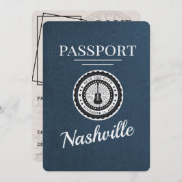 Reserve A Data Marinho Azul Nashville Passaporte Salvar Data