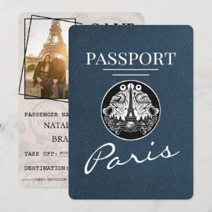 Reserve A Data Marinho Blue Paris Passaporte Salvar Data